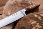 Wüsthof | Amici | Kenyérkés | Duplafogazott | 23 cm | Olajfa markolat