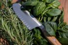 Wüsthof | Amici | Santoku | Bordázott | 17 cm | Olajfa markolat