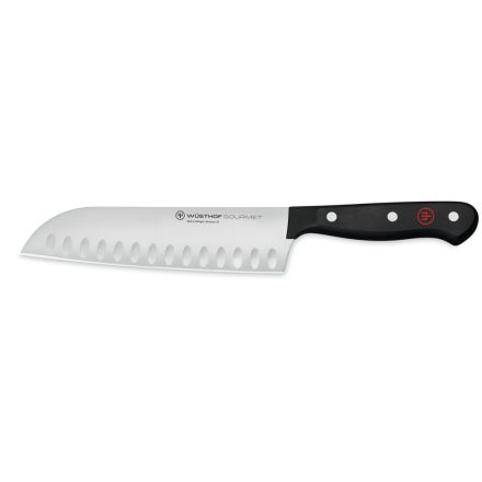 4188 | Gourmet | Santoku | 17 cm | Bordázott | Kartontasakban