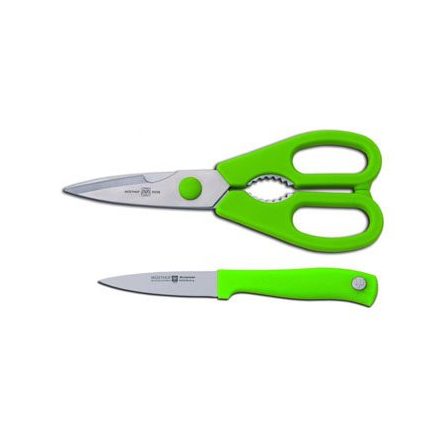 Silverpoint | Zöldségkés | Konyhai Olló | Zöld